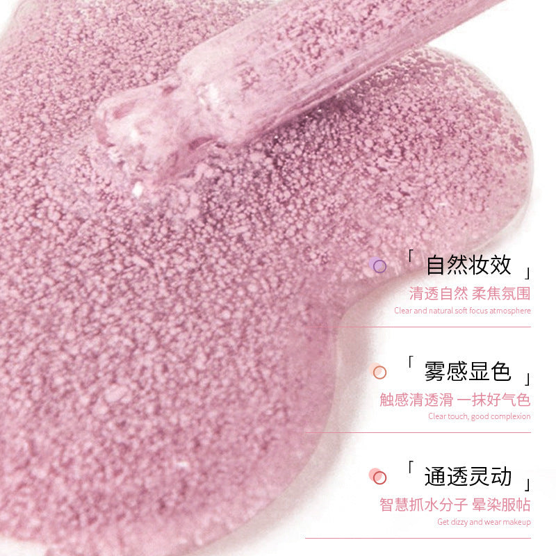 Magic Card Ruyin Clear Water Feel Bubble Blush Matte Shimmer Natural Hydrating Low Saturation Long-lasting Liquid Blush6095