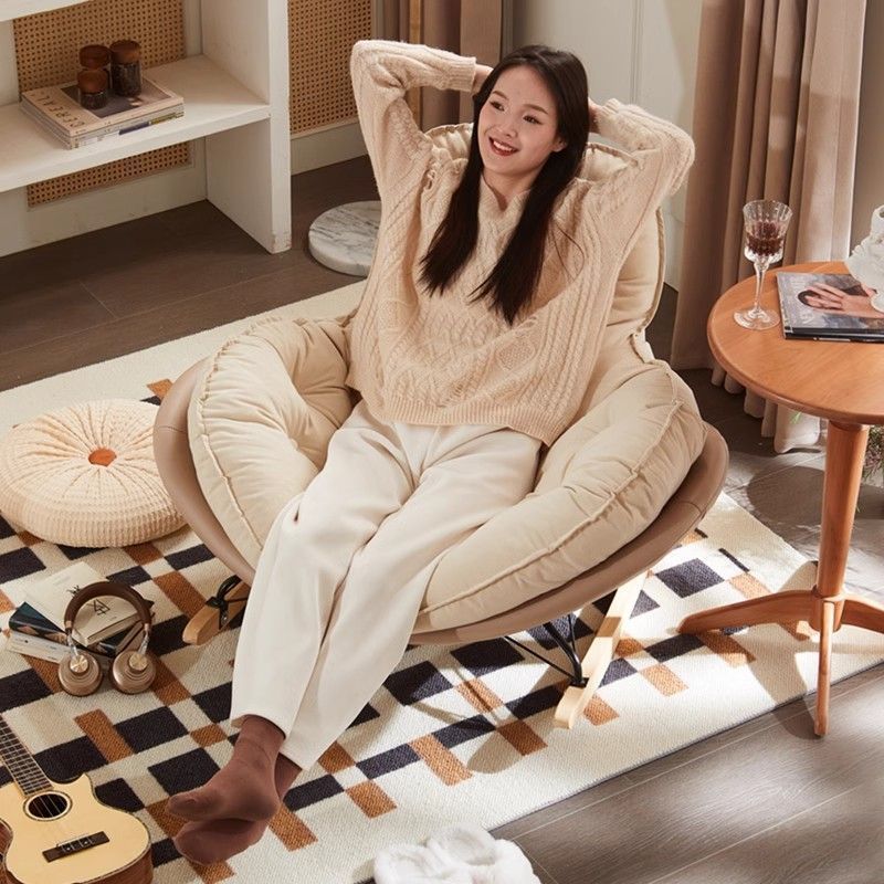 Rocking Recliner Lazy Sofa Luxury Penguin Rocking Chair Leisure Chair Living Room Bedroom Home Designer Lazy Chair