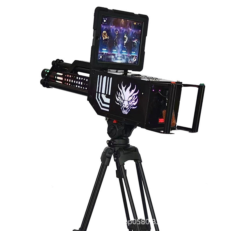 Share ar Gatling Gun Game Gun VR Shooting Children's Motion Sensing3DAR Game Console Internet Celebrity Stall Equipment Real Scene