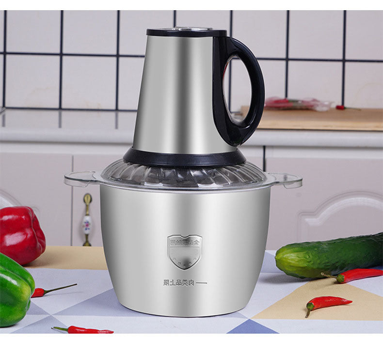 Manufacturer Wholesale Household Meat Grinder Kitchen High-Power Meat Mincer Electric Meat Chopper Garlic Paste Blender Food Processor