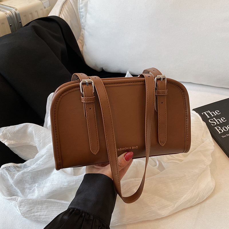 2025Spring New Crossbody Handbag Underarm Fashion Versatile Trendy Internet Celebrity Design High-Quality Texture Girlfriend Bag