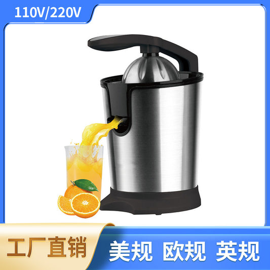 American Standard110v Stainless Steel Hand-Pressed Electric Juicer Taiwan Juice Maker Lemon Orange Pulp Juice Separator Cooking Machine