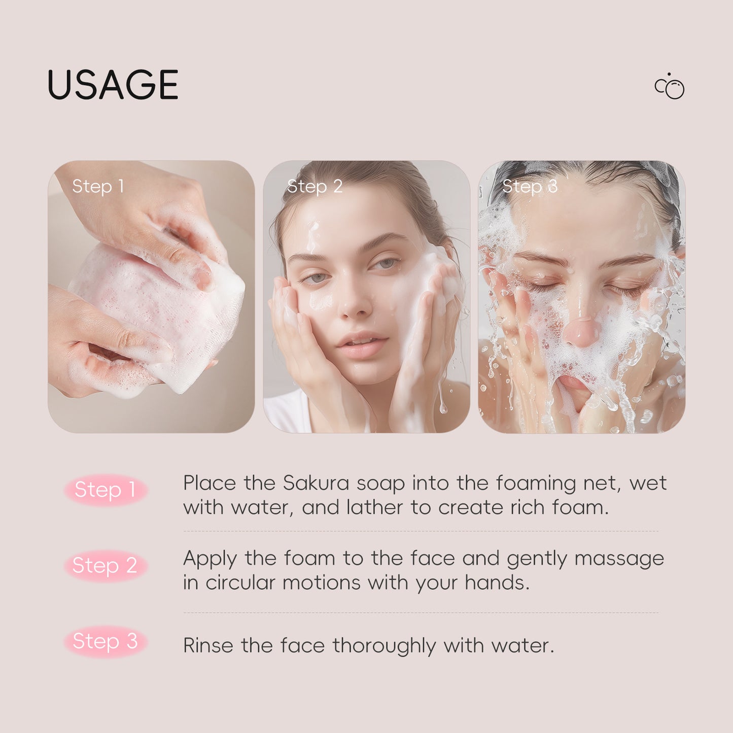 Plant Essential Oil Cherry Blossom Perfume Soap Refreshing Fragrance Bath Soap Full Body Use Long-lasting Scent Handmade Soap Export Soap