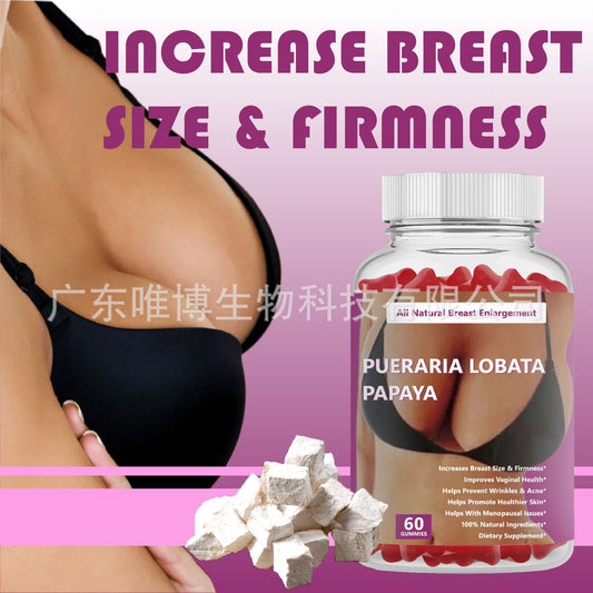 New Arrival Cross-Border Kudzu Papaya Gummy Candy PUERARIA LOBATA PAPAYA gummies Amazon Hot Sale