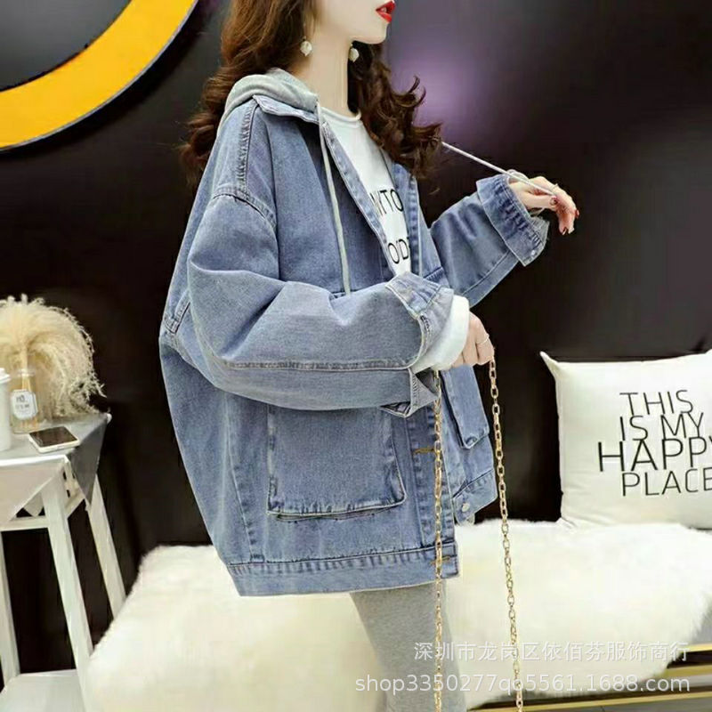 Spring and Autumn Foreign Trade Cross-Border Women's Denim Shirt Trendy Brand Korean Version Street Style Denim Top Women's Export Miscellaneous Denim Jacket
