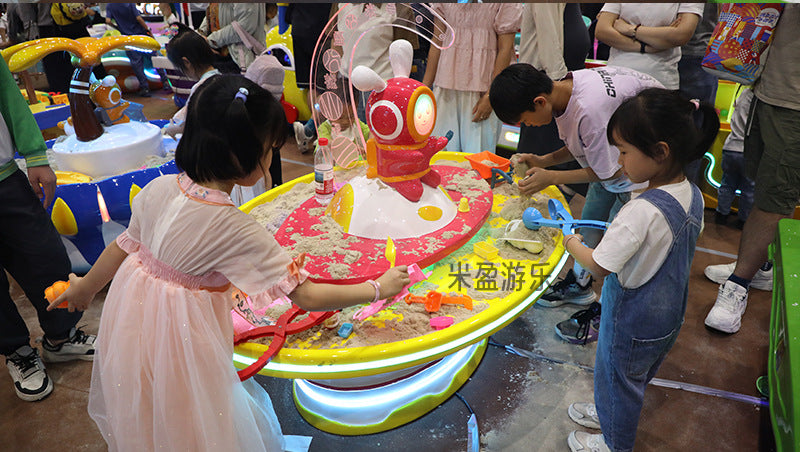 Naughty Castle Indoor Children's Play Area Craft Table Equipment Game Machine Educational Water Elf Toy Table Amusement Park Commercial Use