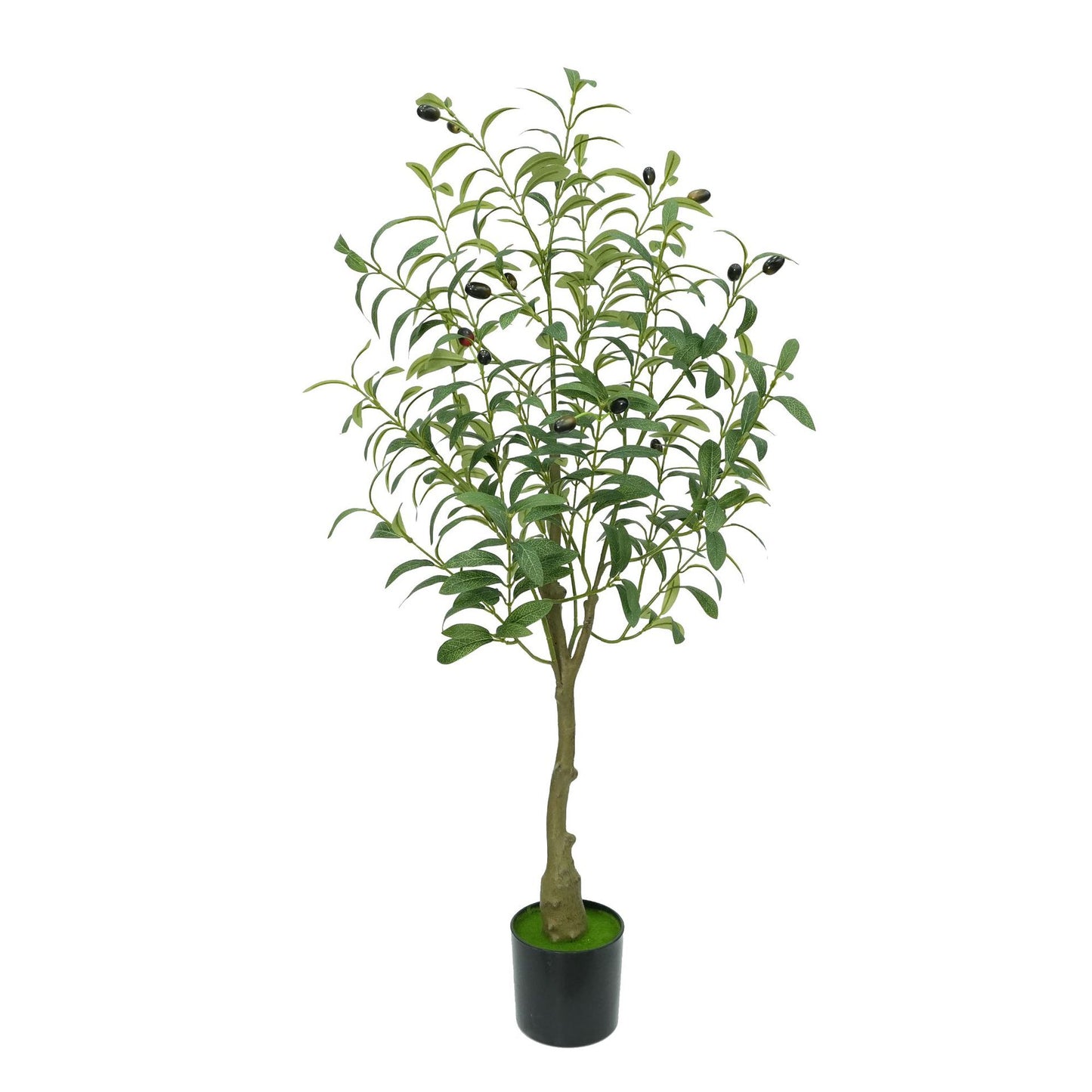 Artificial Plants Amazon Foreign Trade Wholesale Fake Tree Potted Artificial Olive Tree Indoor Large Green Plant Floor Ornament