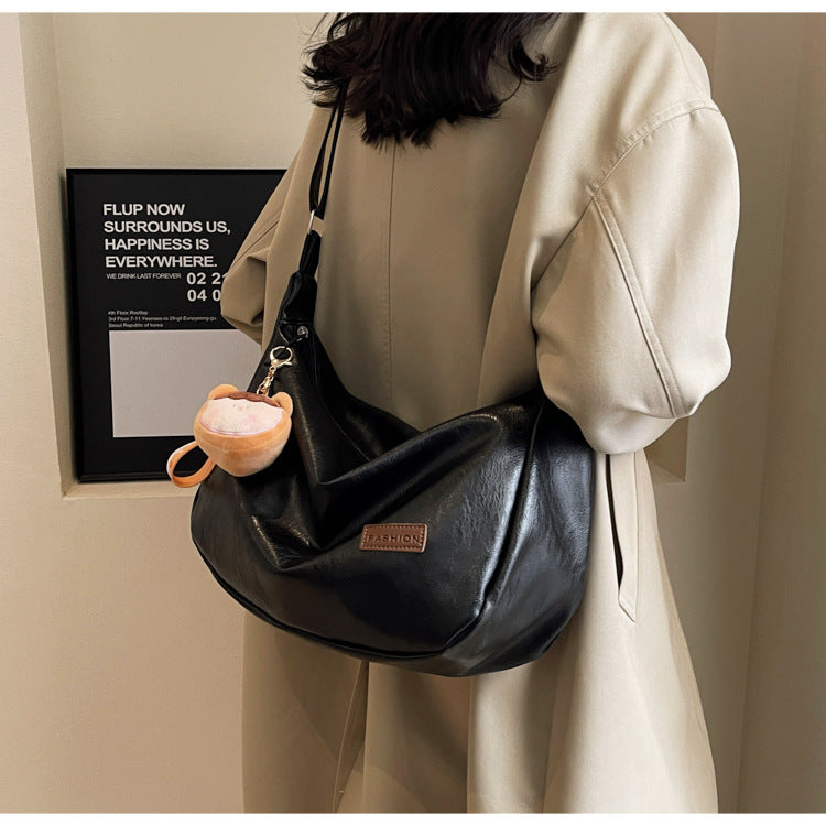 Niche Underarm Bag for Women2024New Autumn and Winter Fashion Retro Dumpling Bag High-end Versatile Shoulder Crossbody Bag