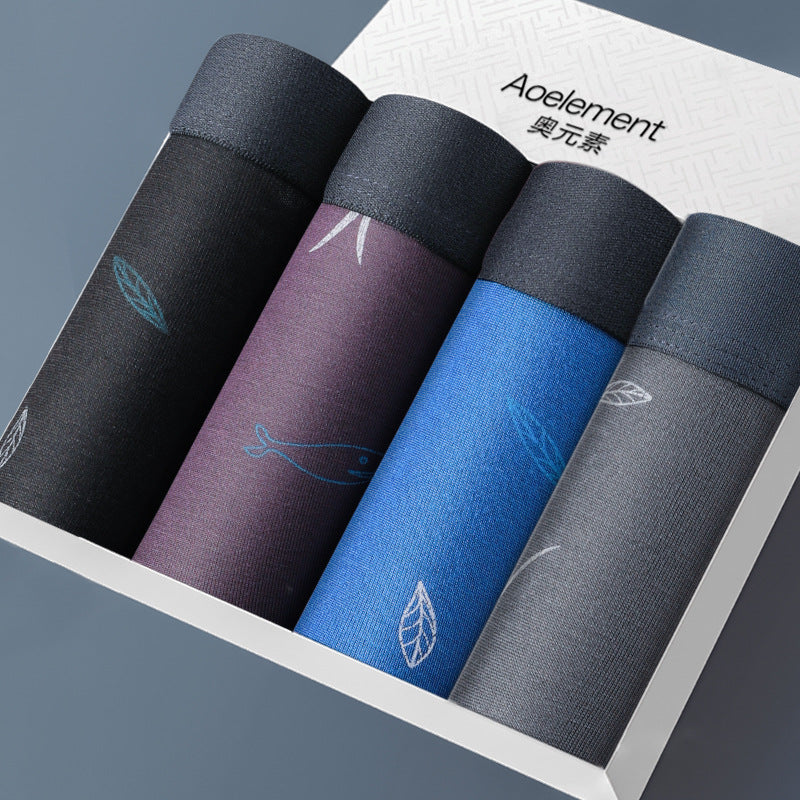 Four-Pack Gift Box Men's Wholesale Underwear Men's Boxer Briefs Breathable Youth Triangle Underwear Men's Underwear Wholesale http://detail.1688.com/offer/615341246204.html