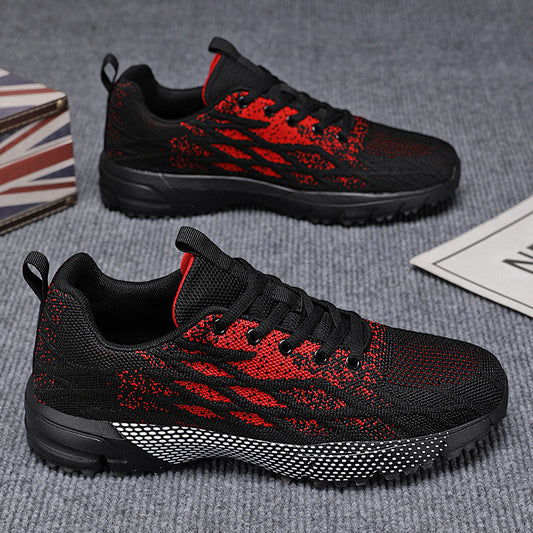 Men's New Low-Top Mesh Shoes Lightweight Comfortable Cushioned Sneakers Outdoor Fashion Versatile Casual Men's Shoes