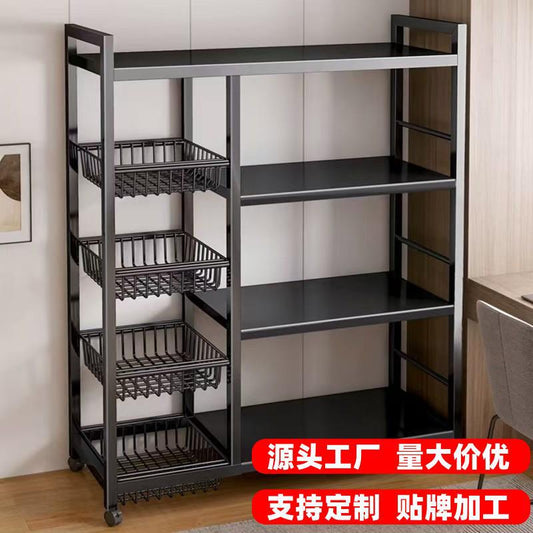 Kitchen Vegetable Basket Floor-standing Storage Rack Multi-layer Storage Vegetable and Fruit Rack Multi-functional Household Storage Basket