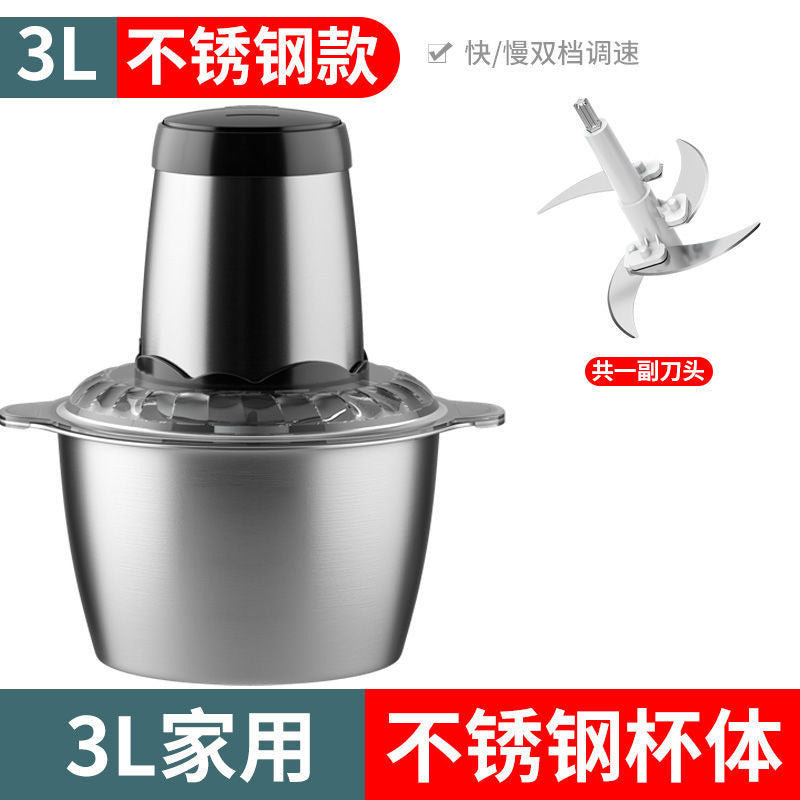Meat Grinder Stainless Steel Multifunctional Household Small Food Processor Commercial Blender Kitchen Baby Food Gift