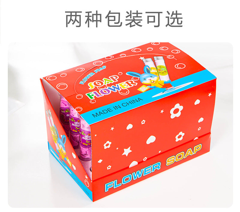 Outdoor Portable Hand Washing Travel Disposable Paper Soap Tablets Test Tube Soap Flower Soap Paper Bottle Flower Shape Soap Tablets