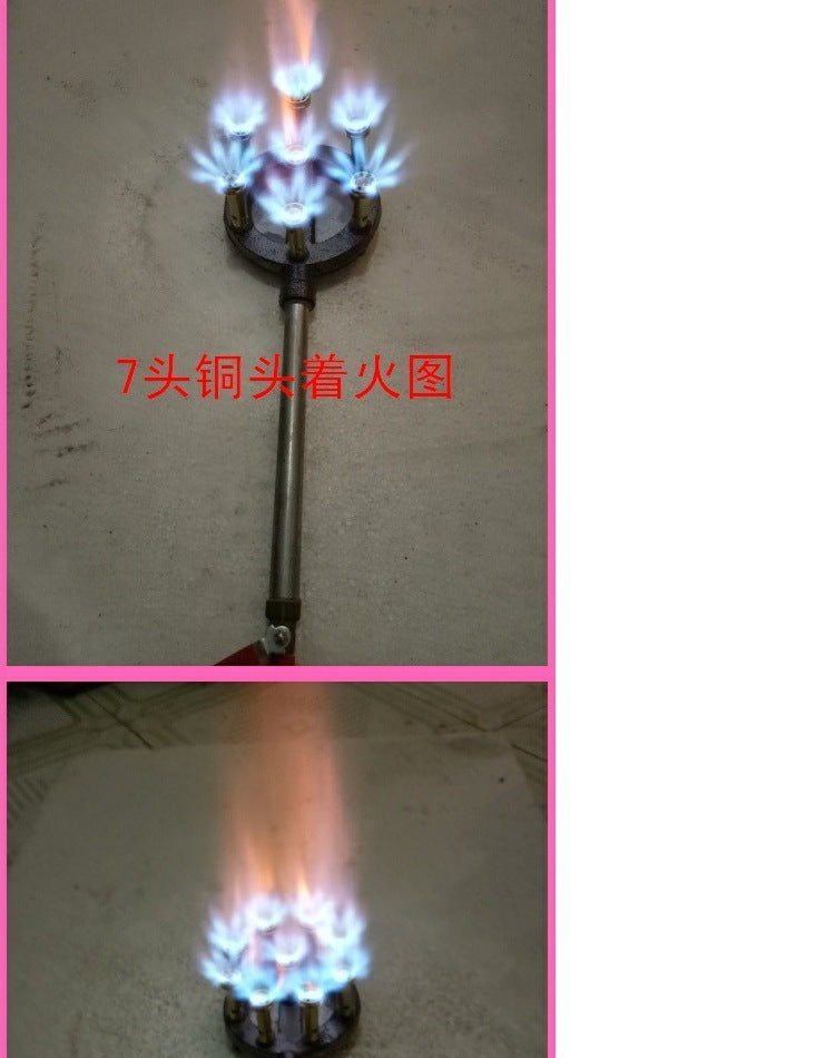 Commercial High-Heat Stove Burner Gas Single Stove Tabletop Restaurant Gas Stove High-Pressure Liquefied Gas Biogas Natural Gas Stove Burner
