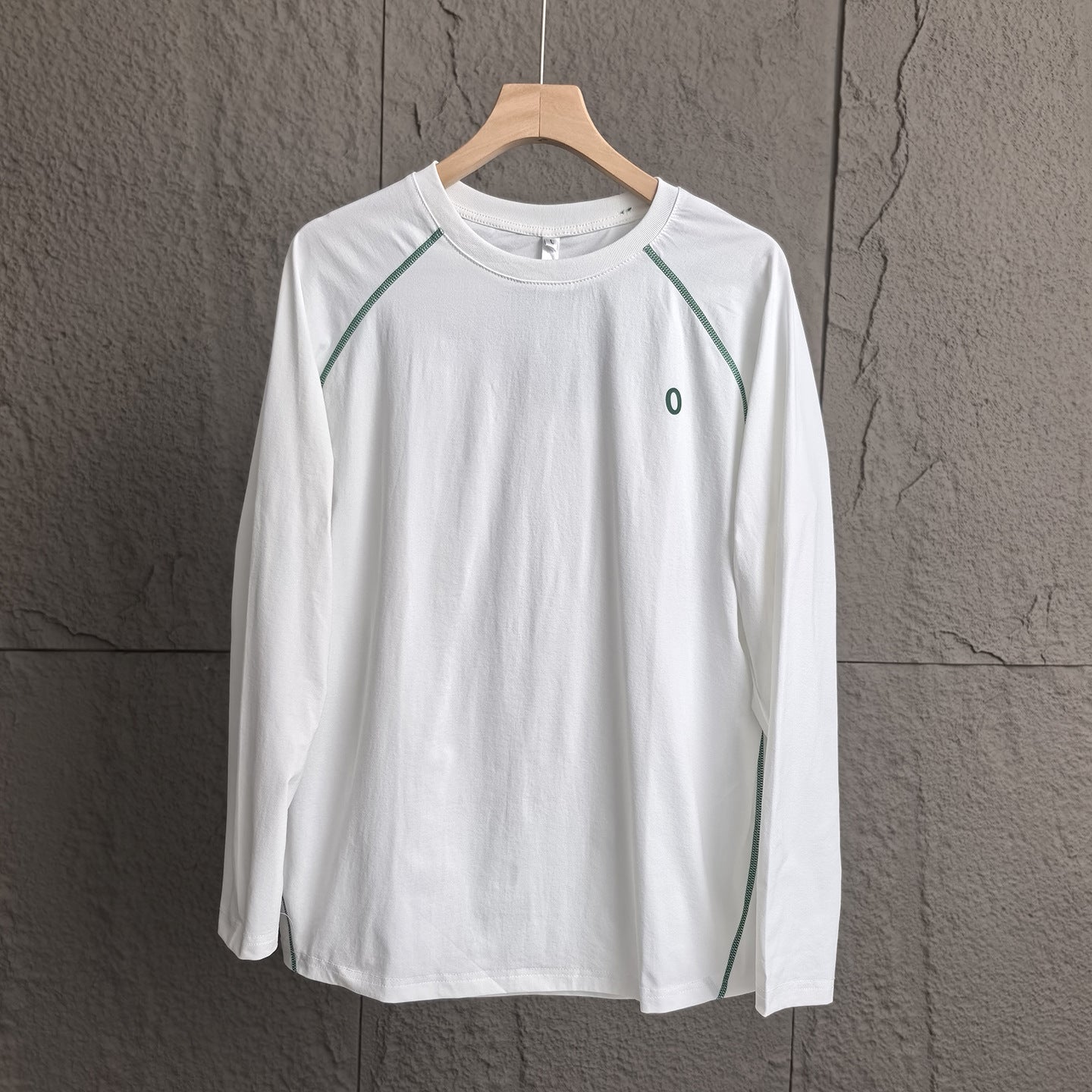 25Autumn New Color-Block Sunscreen!Men's Thin Quick-Dry Sports Cycling Outdoor Cool Feel Raglan Sleeve Base Shirt Long Sleeve T T-shirt