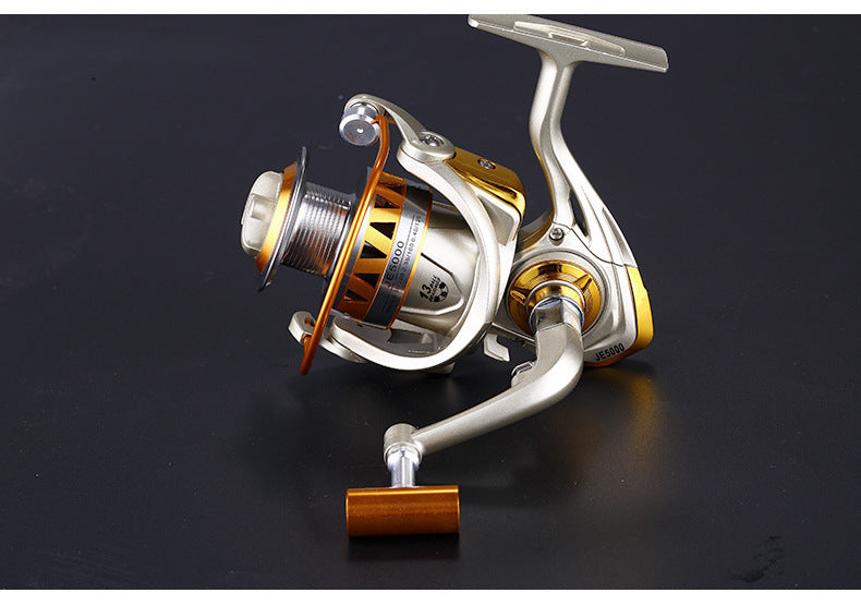 Xinlong Weihai Rod Spinning Fishing Reel 13Bearing Full Metal Head Fishing Reel Long Casting Fishing Rod Accessories Market