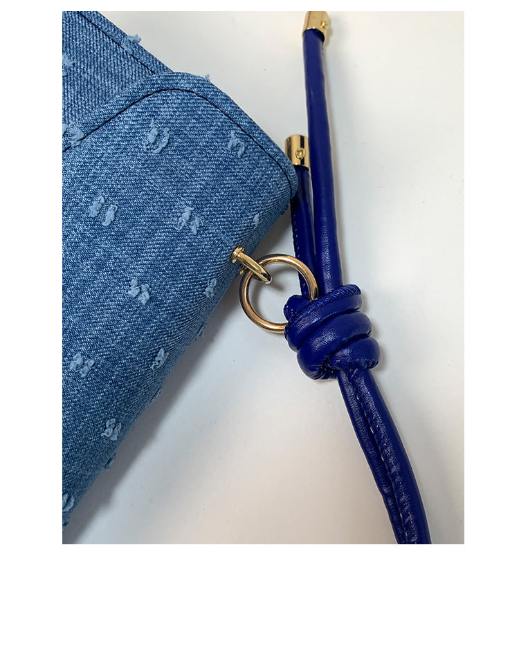Simple Solid Color Trendy Fashionable Handbag2025Summer New Casual Elegant Single Shoulder Crossbody Small Square Bag for Women