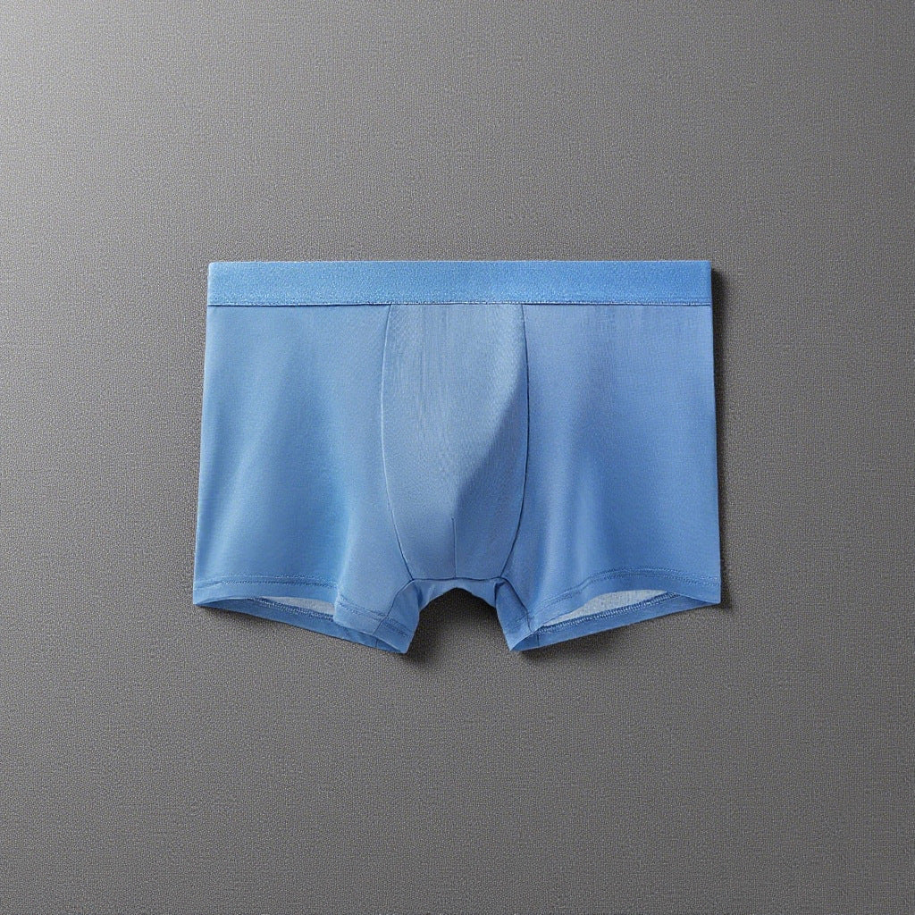Hot-Selling Men's Ice Silk Underwear Summer Graphene Antibacterial Underwear Men's Knitted Breathable Boxer Briefs Wholesale http://detail.1688.com/offer/706012866736.html