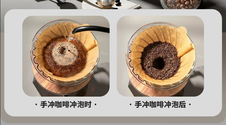 Hand Brew Coffee Set Hand Brew Coffee Pot Filter Cup Sharing Pot Grinder Set Coffee Utensils Gift Souvenir