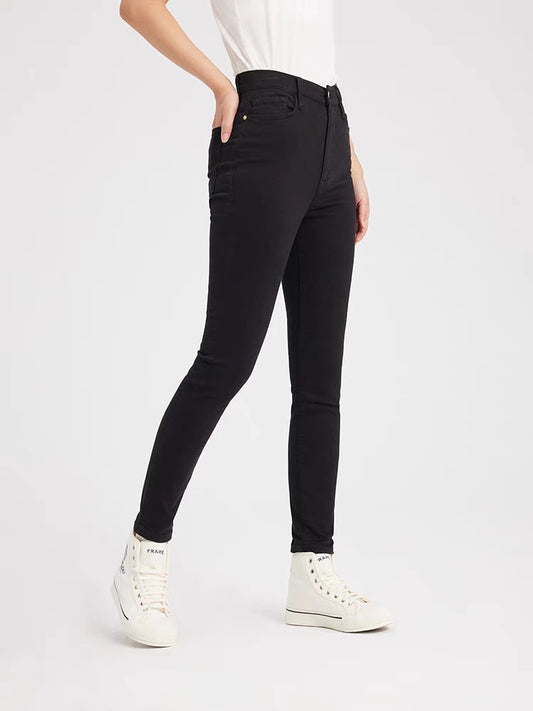 FRAE Women's Classic High Waist Skinny Slim Fit Denim Pencil Pants