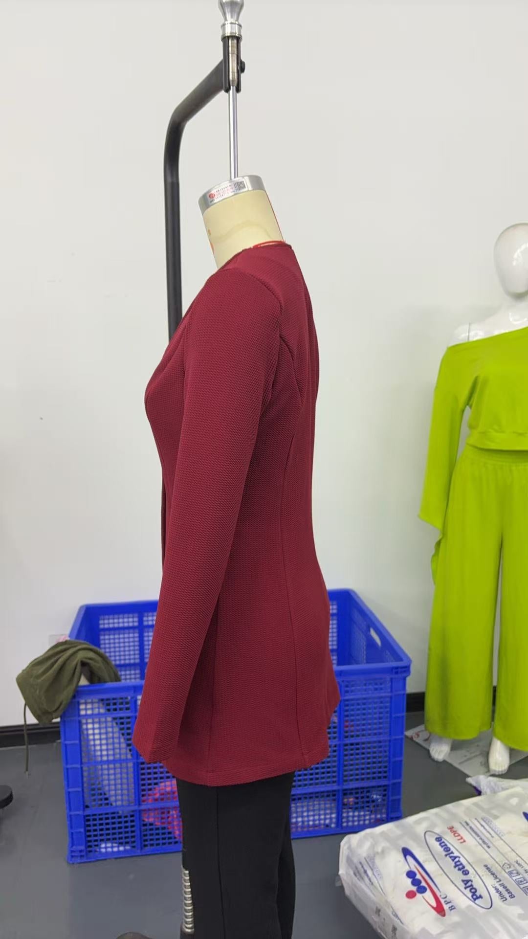 2025New Korean Fashion Style from Amazon Europe and America V Single Button Solid Color Long Sleeve Blazer