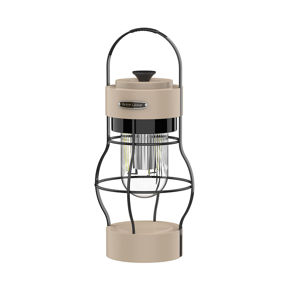 New Outdoor Camping Lantern Camping Light Camping Atmosphere Light Rechargeable Lighting Portable Retro Lantern Tent Camp Light