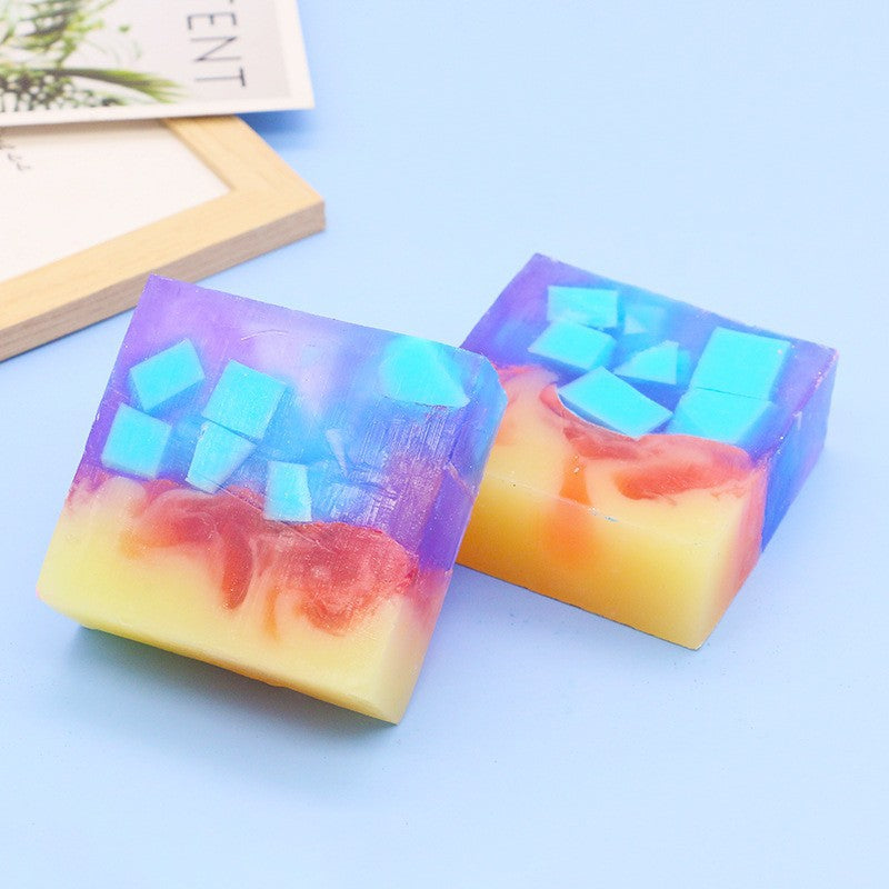 Skin Rejuvenation Plant-Based Handmade Soap Wholesale Rose Soap Refreshing Fragrance Bath Soap Face Wash Makeup Removal Body Use Handmade Soap