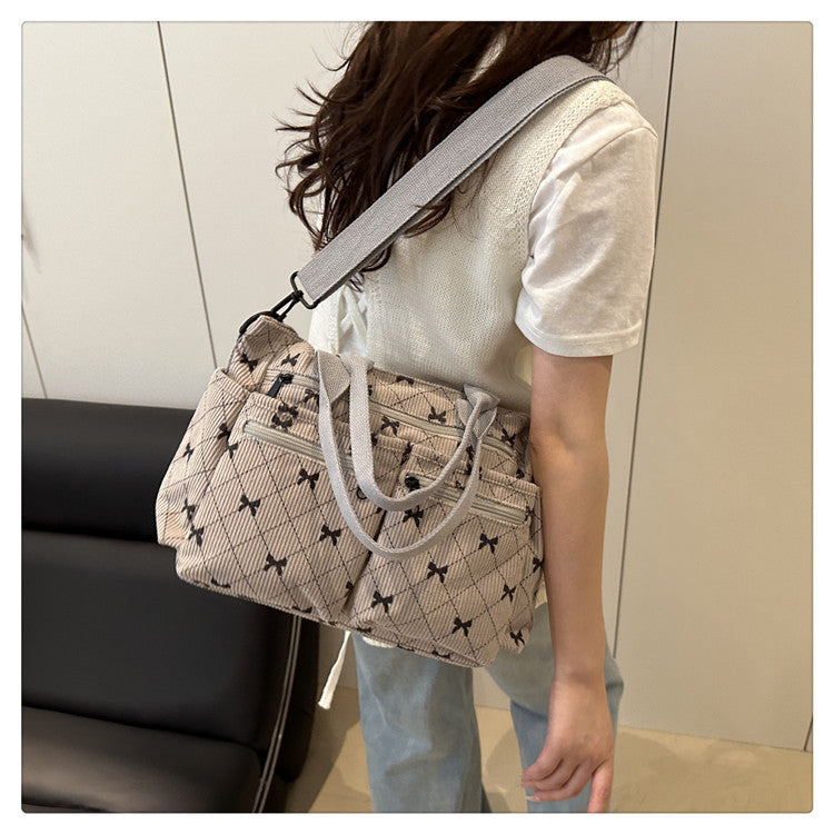 2025Summer New Simple Fashion Underarm Tote Bag This Year's Trendy Retro Commuter Shoulder Bag for Women