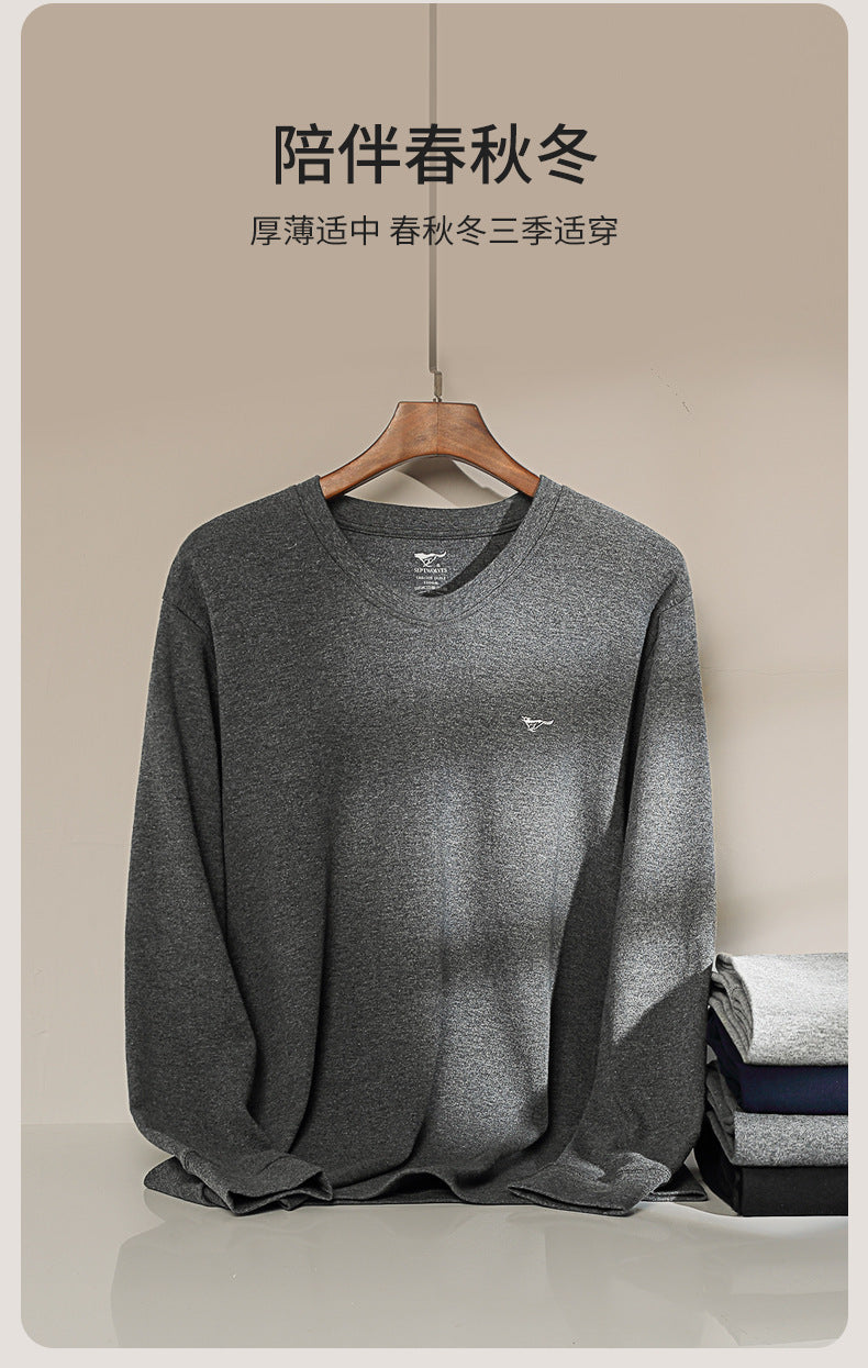 Septwolves Men's Thermal Underwear Set Pure Cotton Base Layer Long Johns Full Cotton Thermal Shirt Men's Thermal Underwear Winter Thin Style http://detail.1688.com/offer/659848075118.html