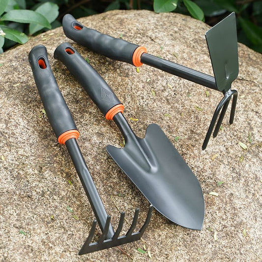 Gardening Shovel Large Flower Planting Shovel Soil Tool Household Vegetable Planting Succulent Planting Iron Shovel Iron Hoe Hoe Soil Turning Set