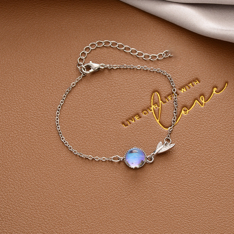 Korean Versatile Pearl Bracelet for Women ins Niche Style High-End Titanium Steel Bracelet Couple Bracelets Wholesale