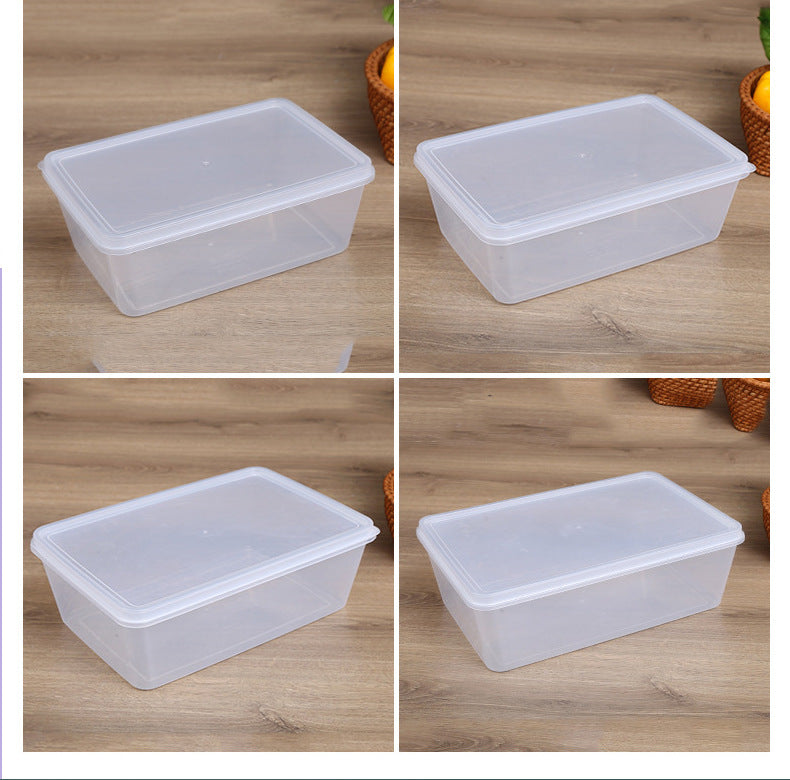 Acrylic Transparent Square Plate Cold Dish Display Plate Commercial Deli Stall Tray Rectangular Food Plastic Square Plate