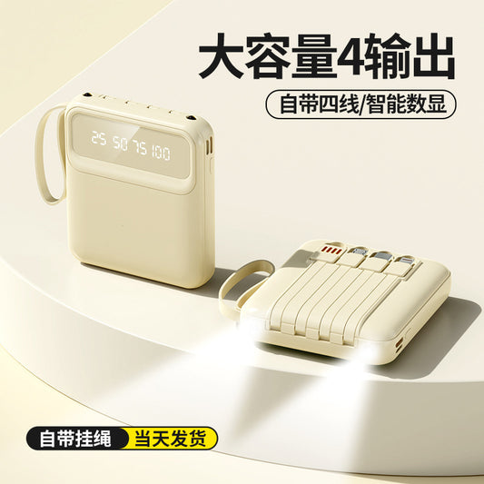 Cross-border wholesale mini power bank3c Authentication20000mAh Large Capacity Power Bank Gift Printing logo