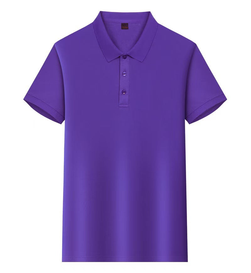 Short Sleeve polo Men's Summer Workwear Turn-down Collar Printed Work Shirt logo Patterned Advertising Shirt for Men polo Shirt