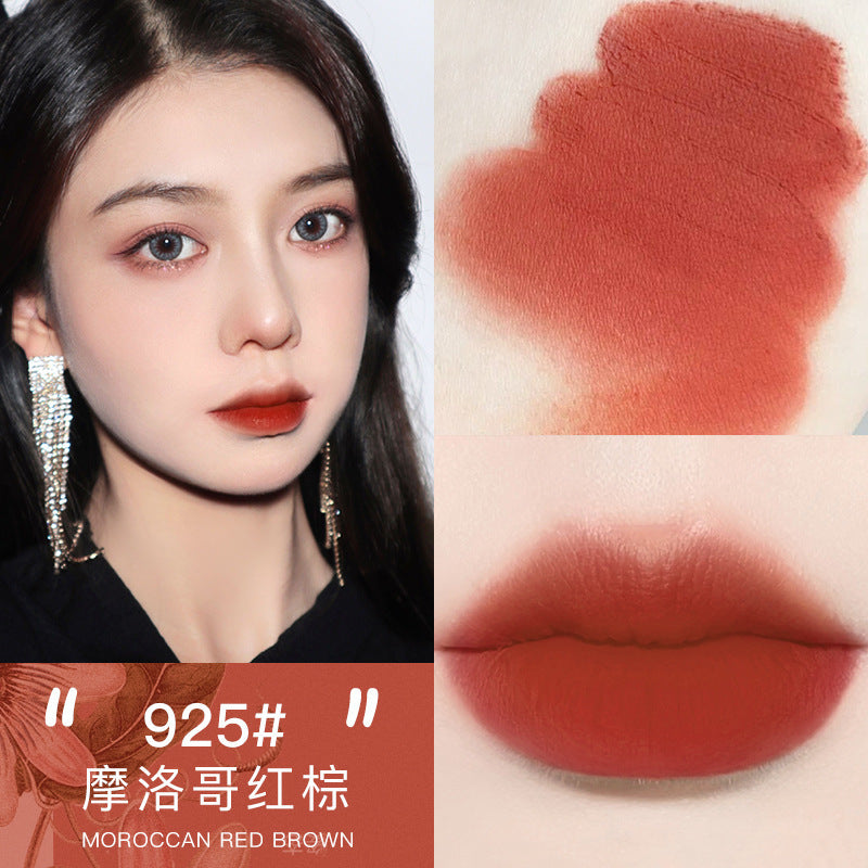 NOVO Little Mushroom Milk Jar Lip Mud Lip Jelly Velvet Matte Waterproof Lipstick Not Easy To Fade Non-stick Cup Lipstick Makeup