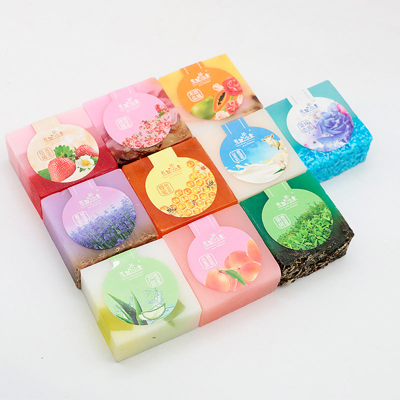 Skin Rejuvenation Plant-Based Handmade Soap Wholesale Rose Soap Refreshing Fragrance Bath Soap Face Wash Makeup Removal Body Use Handmade Soap