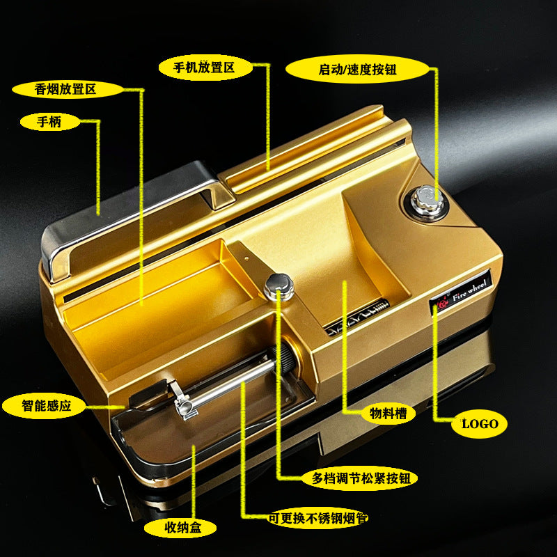 8.0/6.5/5.5mm Fully Automatic Three-in-One Smart Cigarette Rolling Machine Small Cigarette Maker