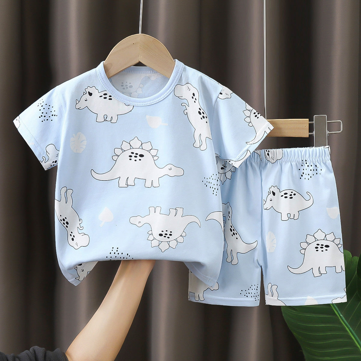 Children's Summer Short Sleeve Set a Cotton-like Boys' and Girls' Clothing t T-shirt Baby Summer Clothing2025Children's Clothing