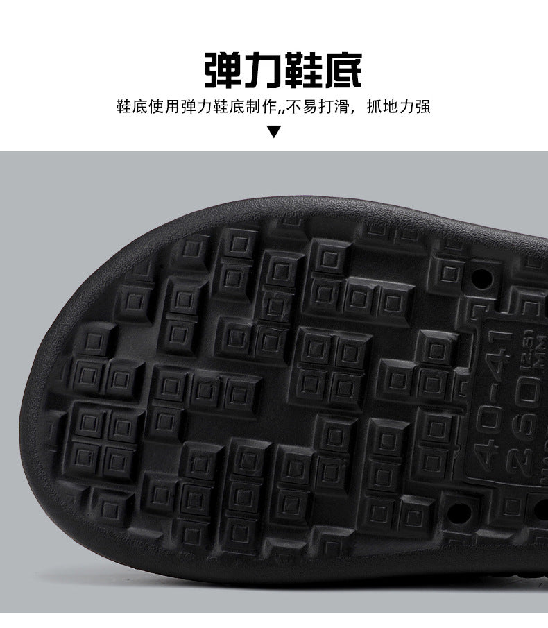 2025Summer New Men's Shoes Versatile Personality Summer Fashion Men's Casual Sports Sandals Bathroom Trendy Men's Shoes