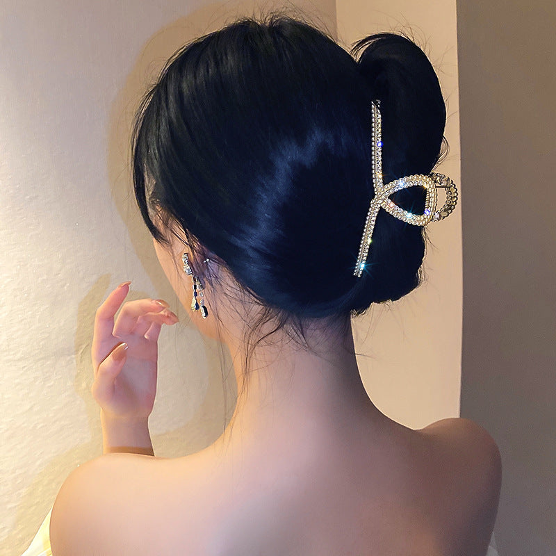 Pearl Large Star Clip Hair Clip Korea ins Fashionable Light Luxury Shark Clip Hair Claw Back of Head Side Hair Accessory for Women