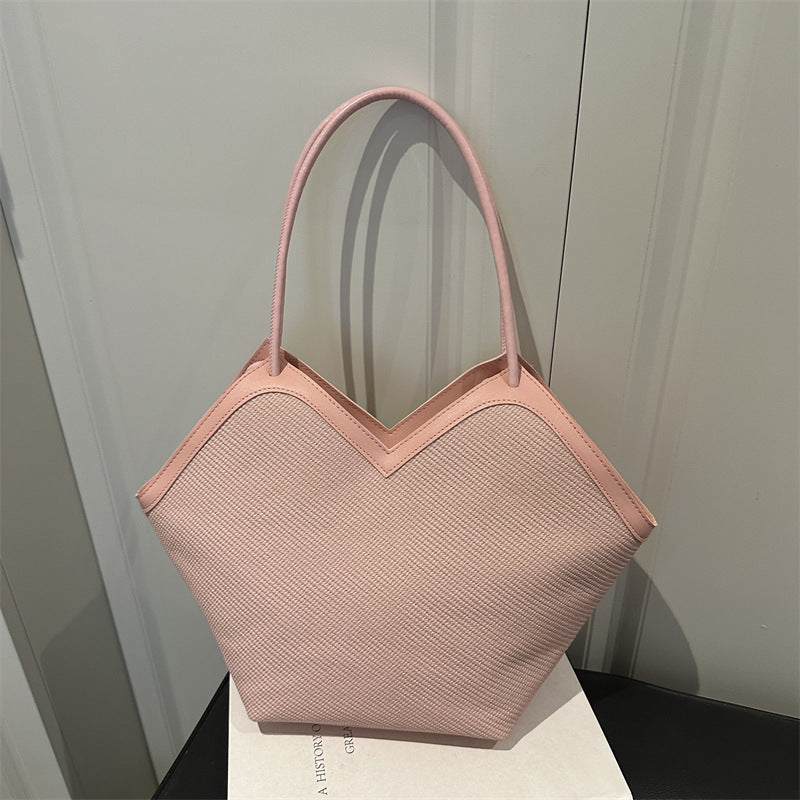 Summer Patchwork Large Capacity Women2025New Fashionable Loose Style Trendy New Casual Tote Shoulder Underarm Bag