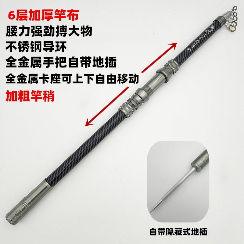 Sea Rod Fishing Rod Wholesale Long Casting Rod Fishing Rod Sea Rod Full Set Fishing Rod Set Fishing Gear Fishing Rod Cross-Border Fishing Gear Meter