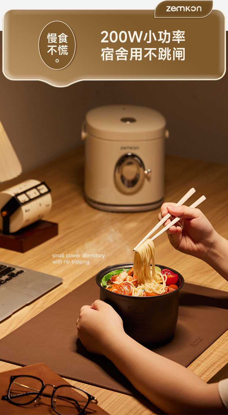 Germany Zemkon1.2L Small Rice Cooker1-2Home Dormitory Smart Small Mini Single Person Rice Cooker