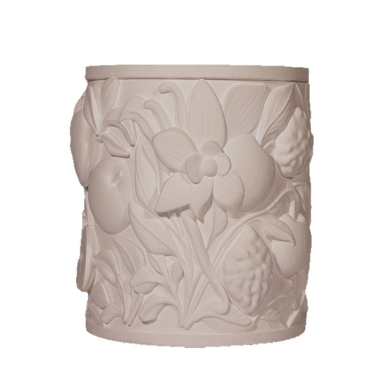 Lily diy Butterfly Rose Scented Candle Empty Cup Souvenir Plaster