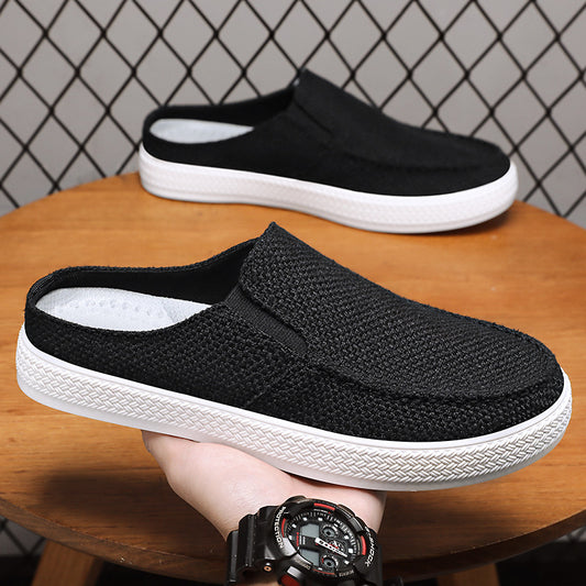 Men's Summer Breathable Casual Slip-On Shoes Comfortable Dad Shoes Outdoor Slippers Home Trendy Men's Shoes