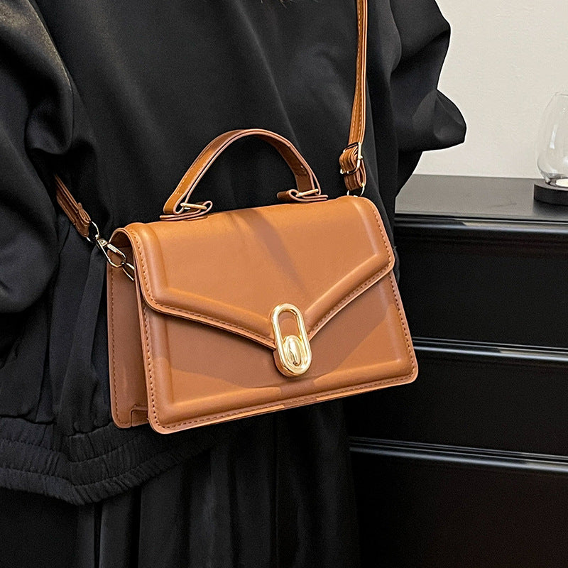 Fashionable and Elegant Small Square Bag2025Summer New Korean Style Niche Casual Commuter Crossbody Bag Trendy Shoulder Bag