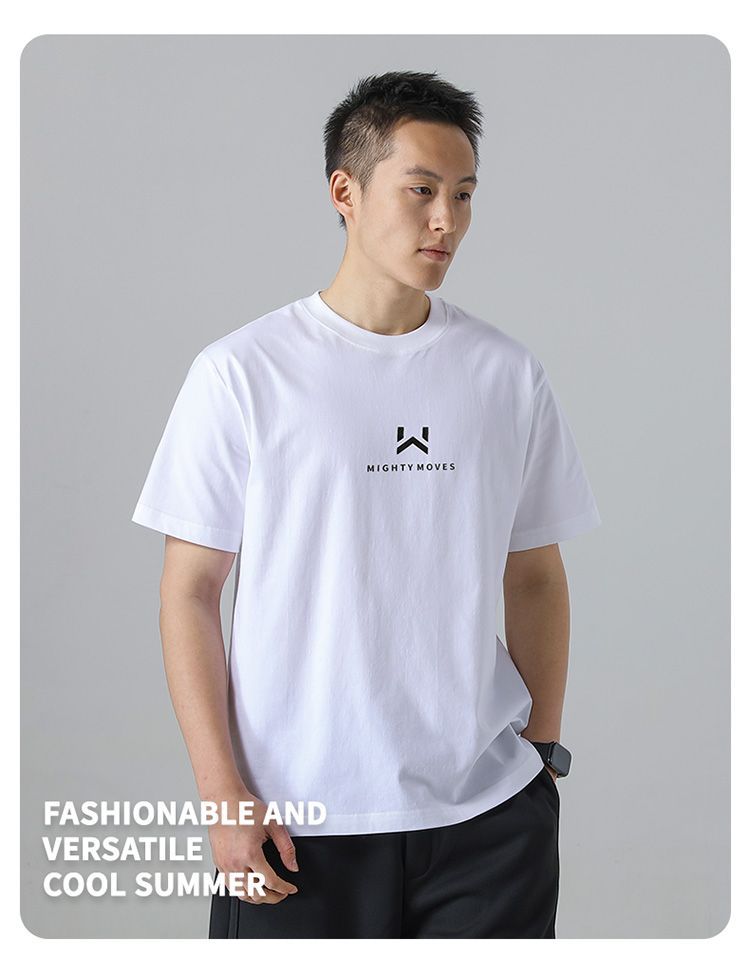 Printed cotton ice silk cool summer short sleeves T Men's American Style High Street Simple Loose Short Shirt t Couple Style