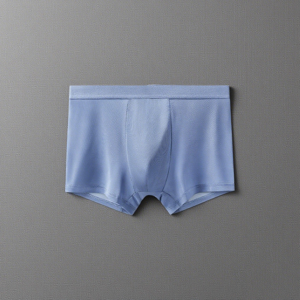 Hot-Selling Men's Ice Silk Underwear Summer Graphene Antibacterial Underwear Men's Knitted Breathable Boxer Briefs Wholesale http://detail.1688.com/offer/706012866736.html