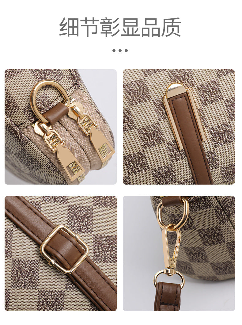 2834Yagelaisi Bag for Women New Simple Versatile Shoulder Bag Retro Trendy Crossbody Women's Bag Phone Bag