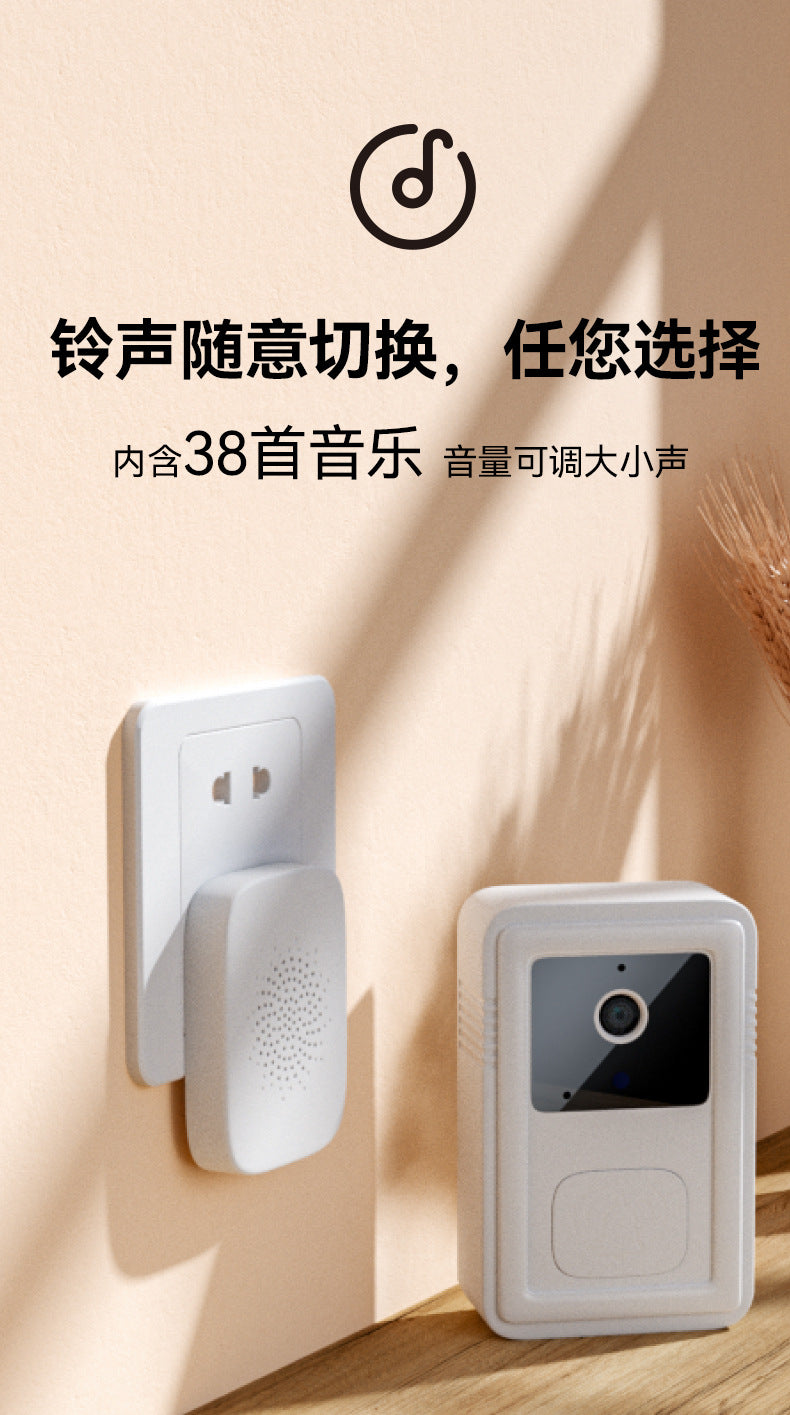 M9Low Power Consumption tuya Visual Doorbell WiFi Wireless HD Smart Home Intercom Bell Tuya Cross-Border
